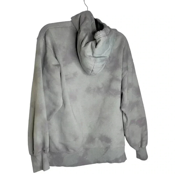 Tna Aritzia Cozy Fleece Boyfriend Crewneck in Purple Tie Dye Oversized Size 2 - Picture 9 of 11